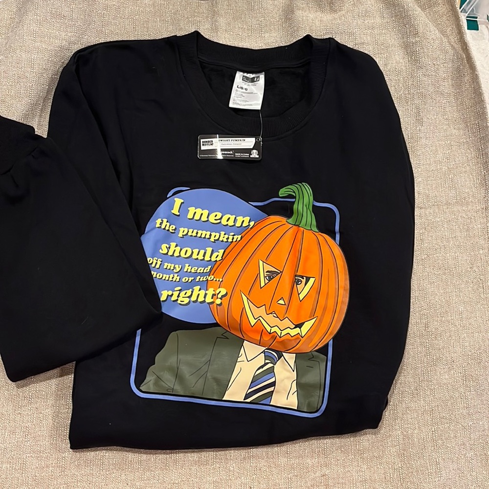 The Office Dwight Pumpkin Halloween sweatshirt